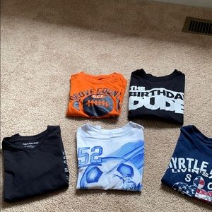 Bundle of 5 t-shirts for boys